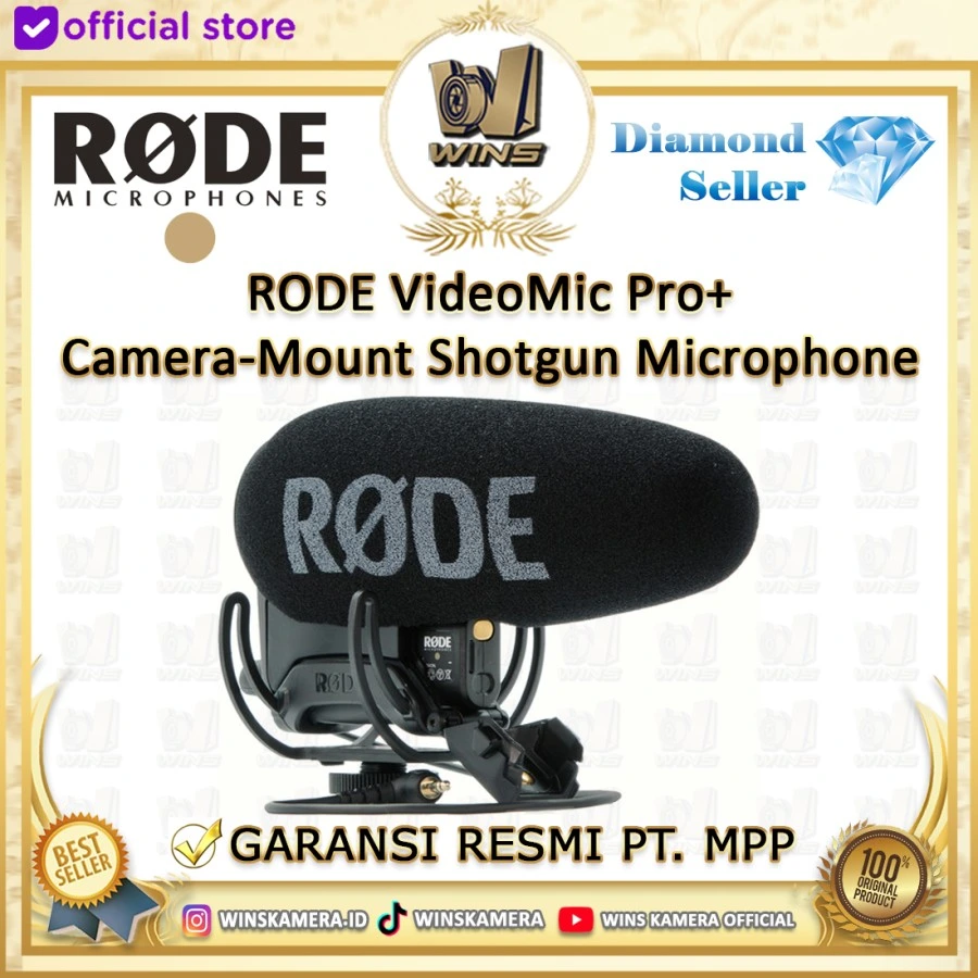Protective Hard Case For Rode VideoMic Pro/Plus Microphones - Durable Storage Box With Cable Management